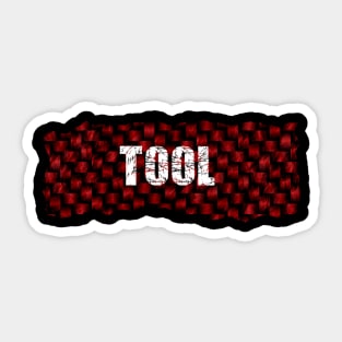 Tool Ripped Flannel Sticker